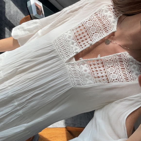 French connection boho summer Castaway Lace Dress - Picture 4 of 8